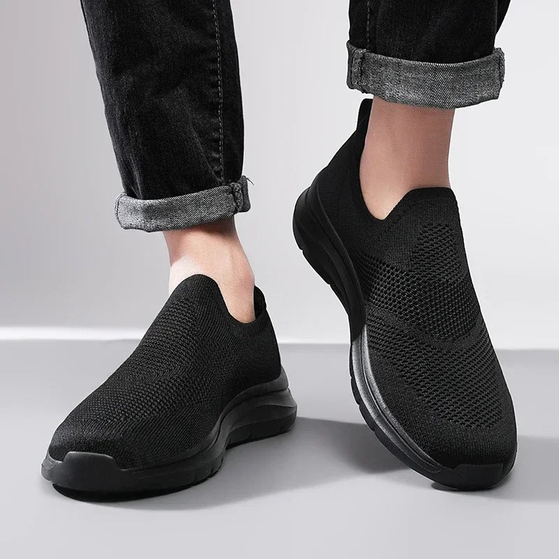 Damen Strick-Slipper Regular Fit Freizeit schnürsenkellos