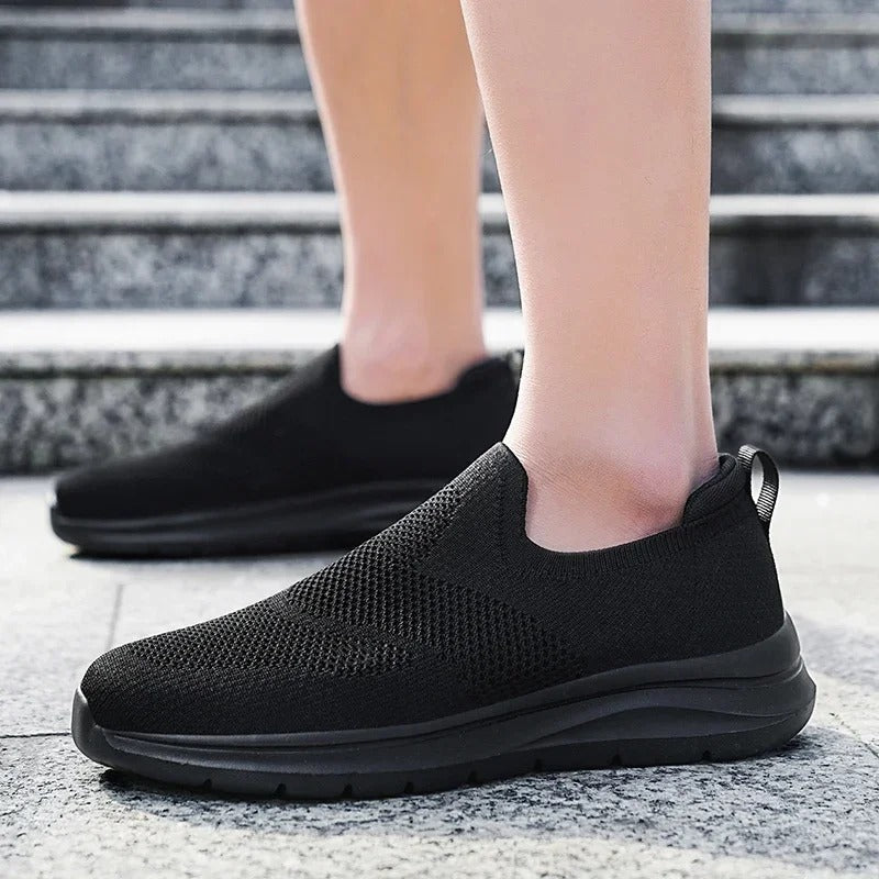 Damen Strick-Slipper Regular Fit Freizeit schnürsenkellos