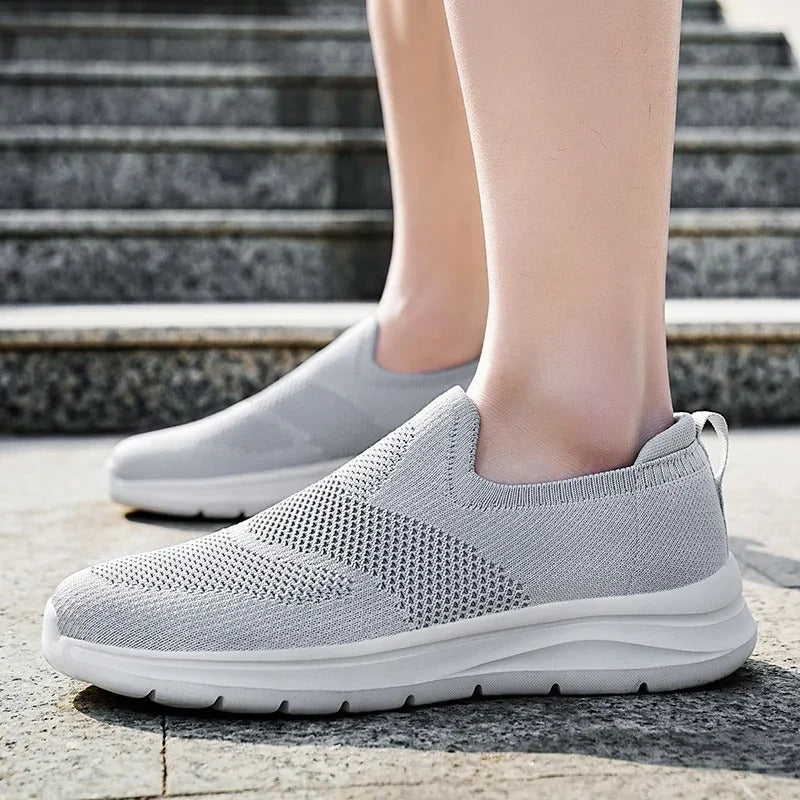 Damen Strick-Slipper Regular Fit Freizeit schnürsenkellos