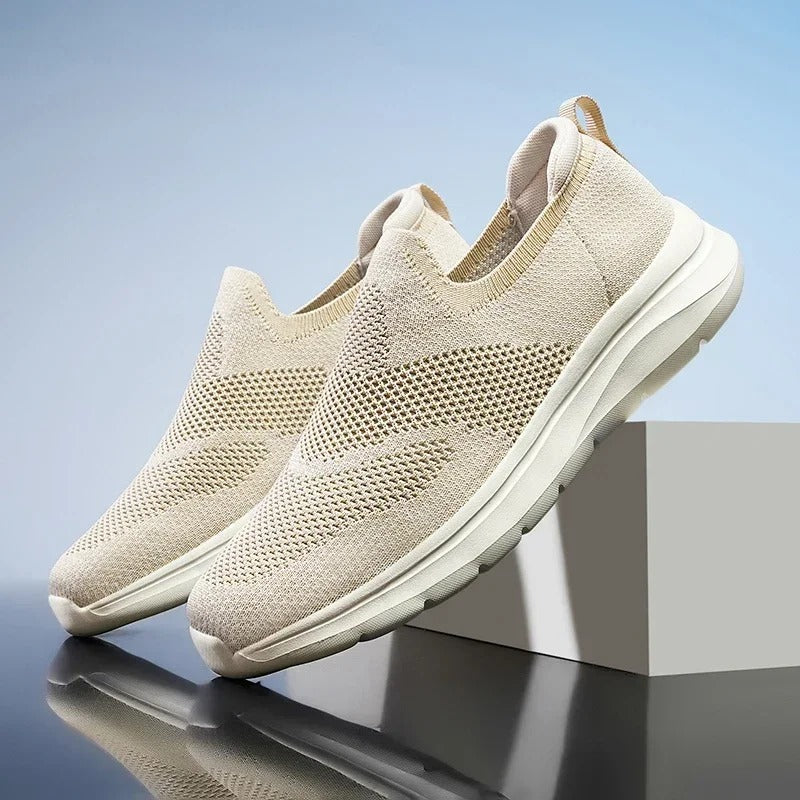 Damen Strick-Slipper Regular Fit Freizeit schnürsenkellos