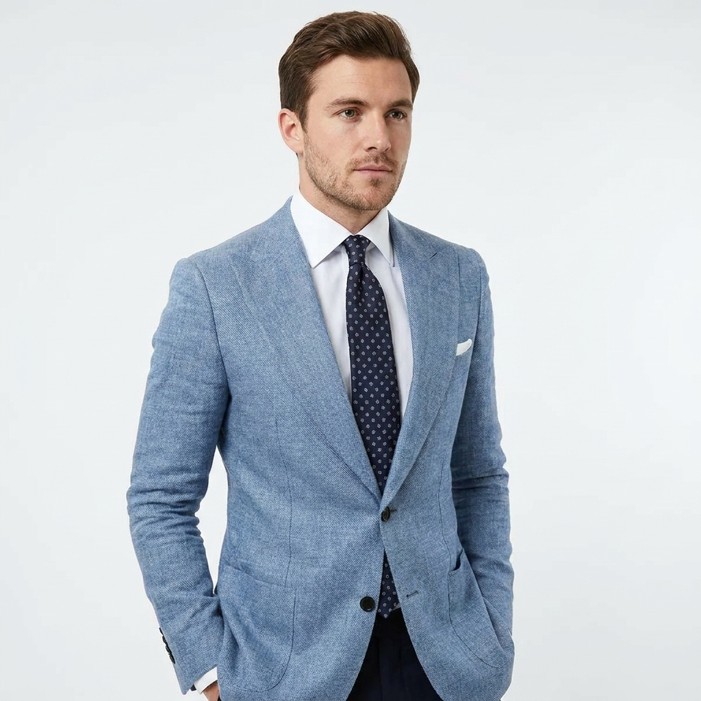 Maßgeschneiderter Herrenblazer Slim Fit Business Elegant