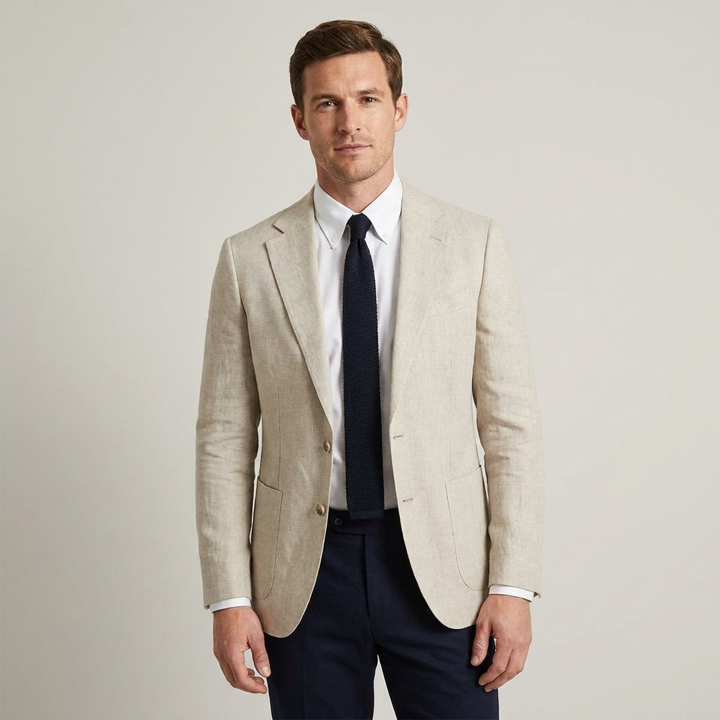Maßgeschneiderter Herrenblazer Slim Fit Business Elegant