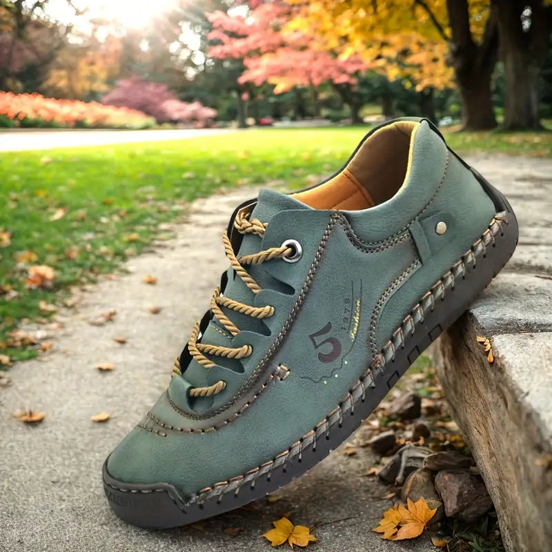 Damen Legere Schuhe Casual mit Handgenähter Sohle