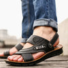 Vintage Herren Sandalen aus Kunstleder für den Sommer