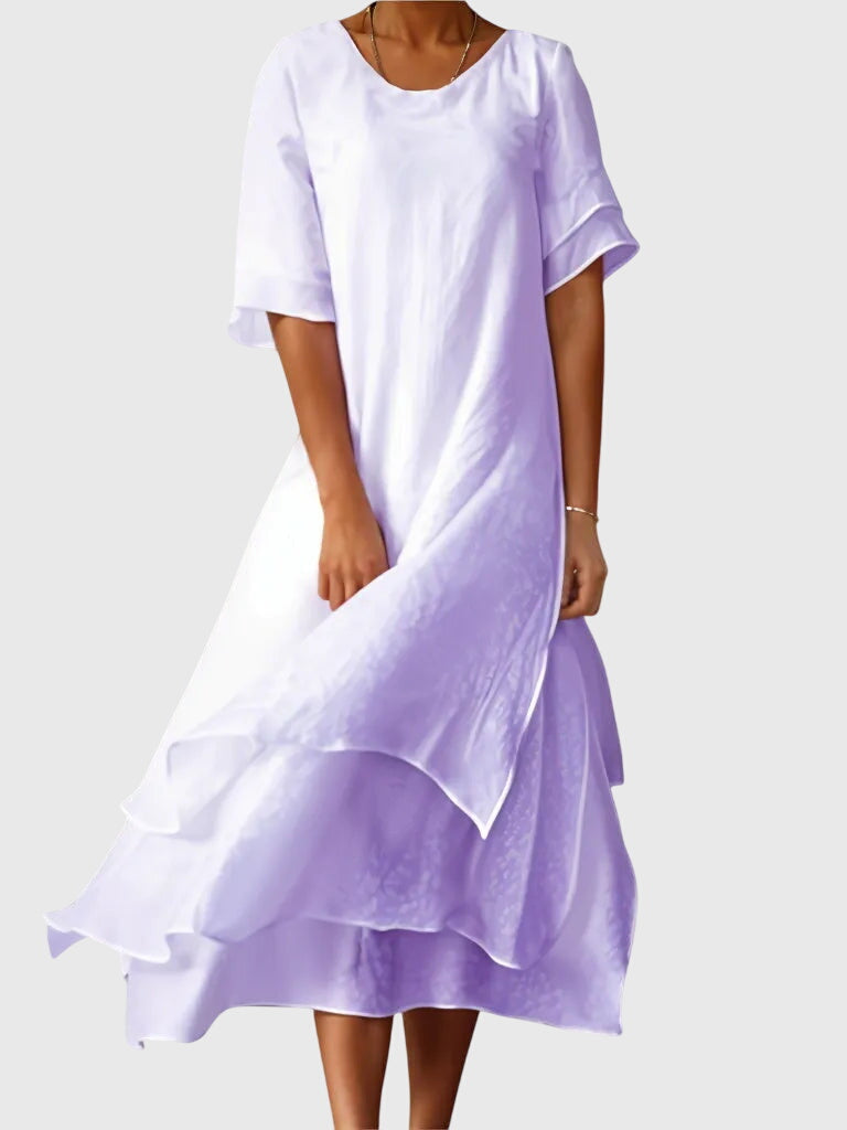 Damen Elegantes Kleid Regular Fit Freizeit Sommer