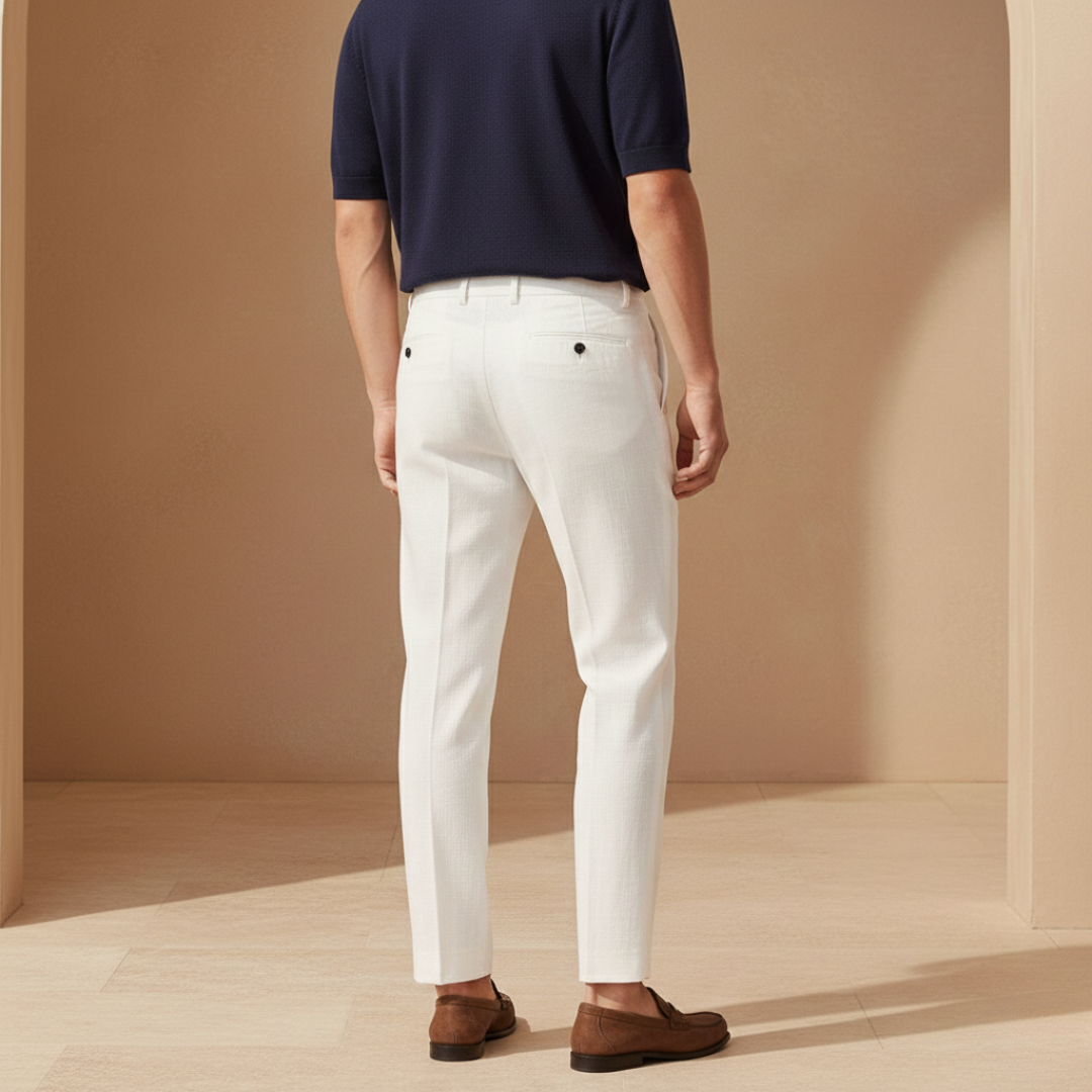 Stoffhose für Herren im klassischen Stil für elegante Sommerlooks