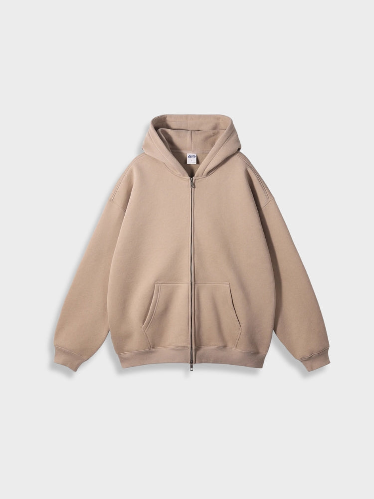Ava I Damen Herren Unisex Oversized Cardigan mit Reißverschluss Casual Freizeit