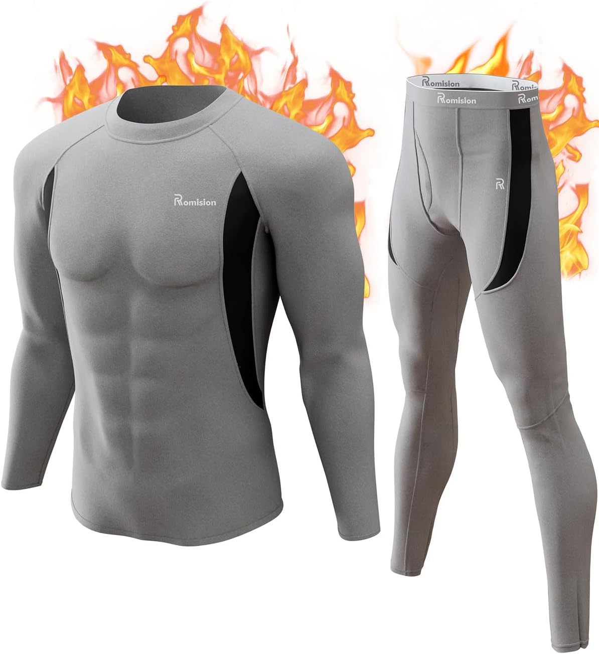 Thermounterwäsche Set Herren Slim Fit Winter Freizeit