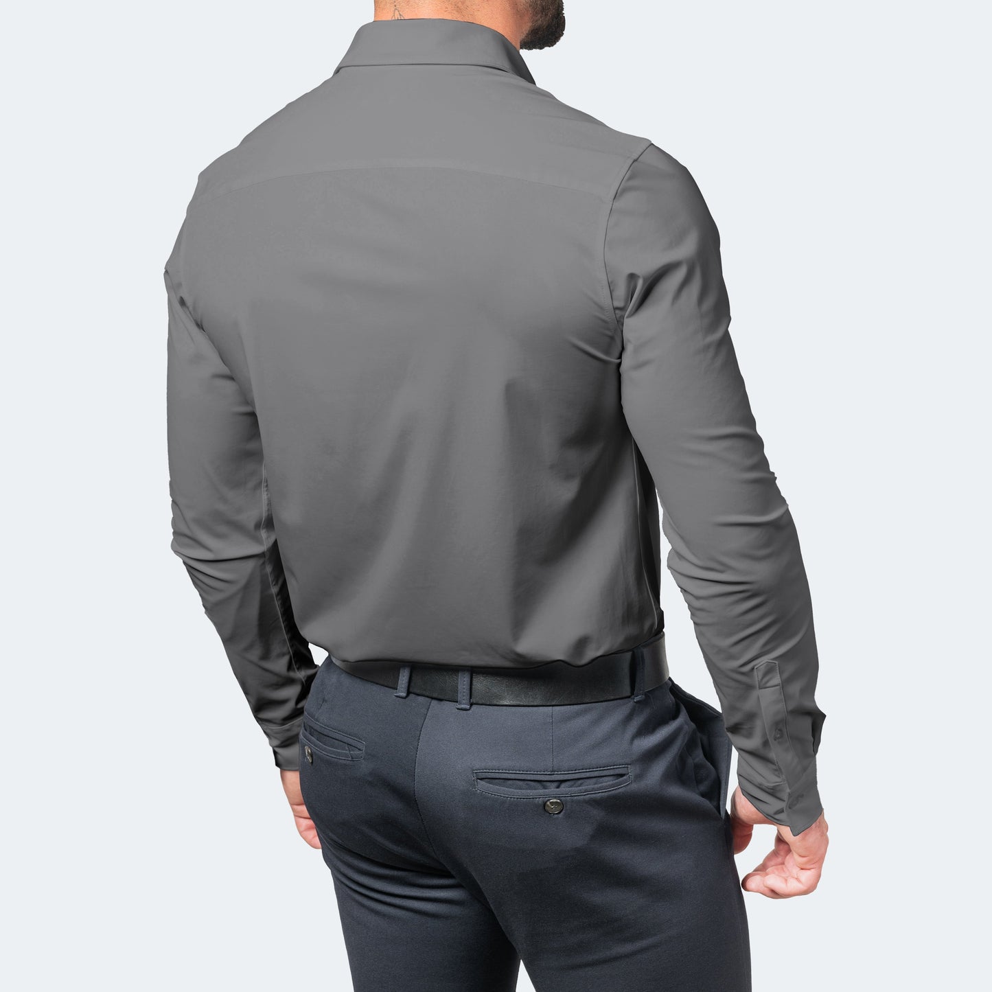 Herren Businesshemd Slim Fit Elegant Formell