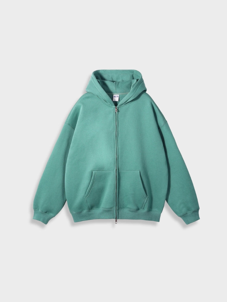 Ava I Damen Herren Unisex Oversized Cardigan mit Reißverschluss Casual Freizeit