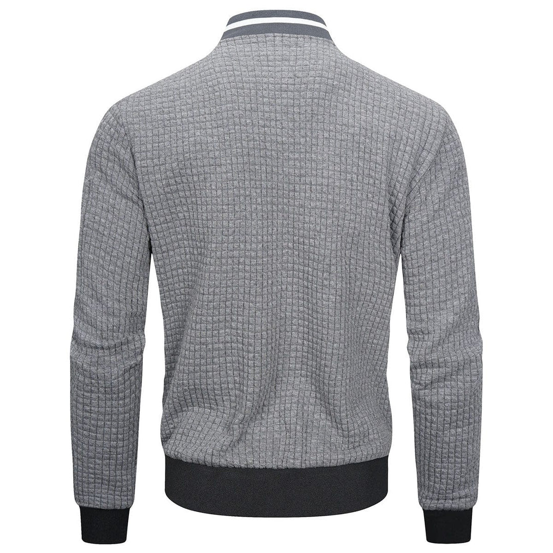 Herren Steppjacke Regular Fit Freizeit mit Stehkragen und Ärmeltasche