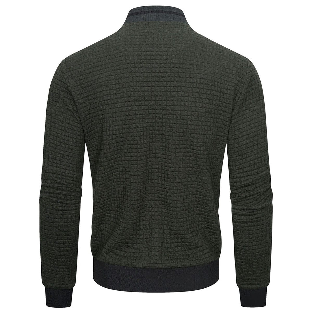Herren Steppjacke Regular Fit Freizeit mit Stehkragen und Ärmeltasche