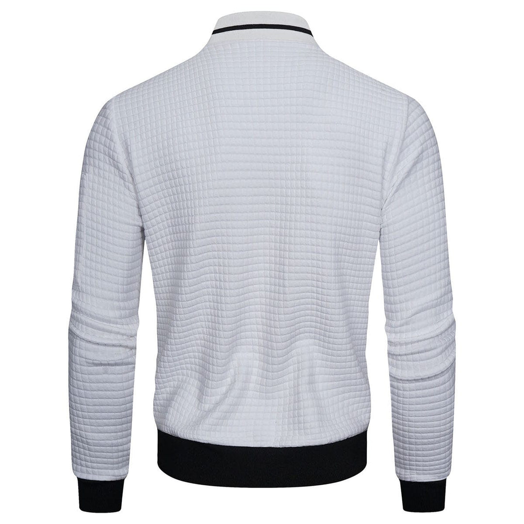 Herren Steppjacke Regular Fit Freizeit mit Stehkragen und Ärmeltasche