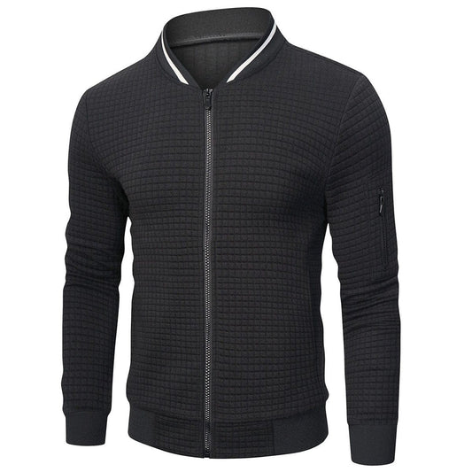 Herren Steppjacke Regular Fit Freizeit mit Stehkragen und Ärmeltasche