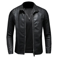 Herren Jacke Regular Fit Casual mit Stehkragen und Schulterdetails