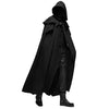 Herren Mantel Oversize Freizeit mit Kapuze und Schulterüberwurf