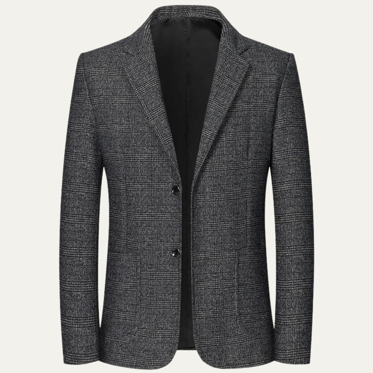 Herren Sakko Slim Fit Business mit Reverskragen und aufgesetzten Taschen
