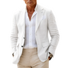 Herren Sakko Regular Fit Business mit Reverskragen und Pattentaschen