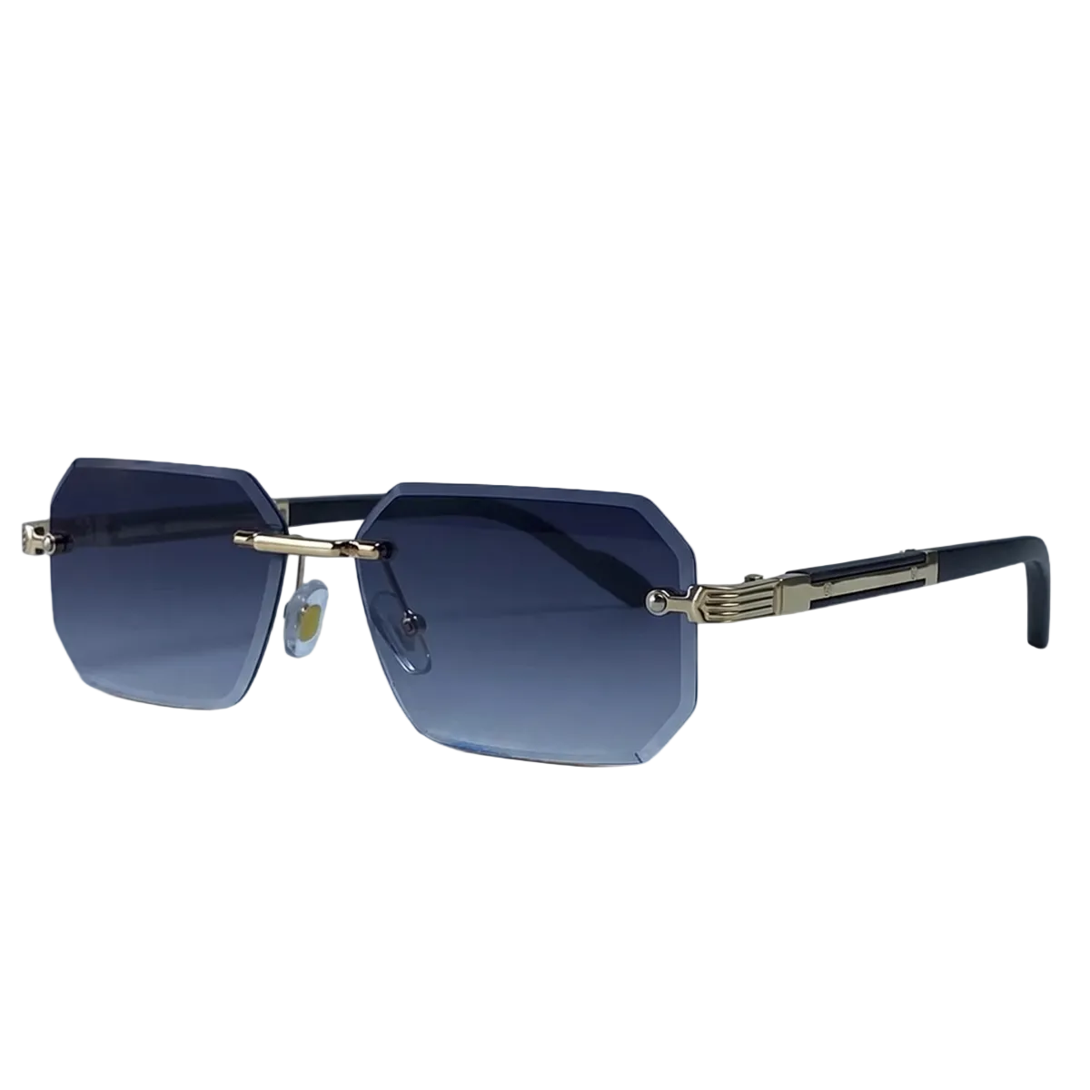 Herren Sonnenbrille geometrisch randlos Freizeit Sommer