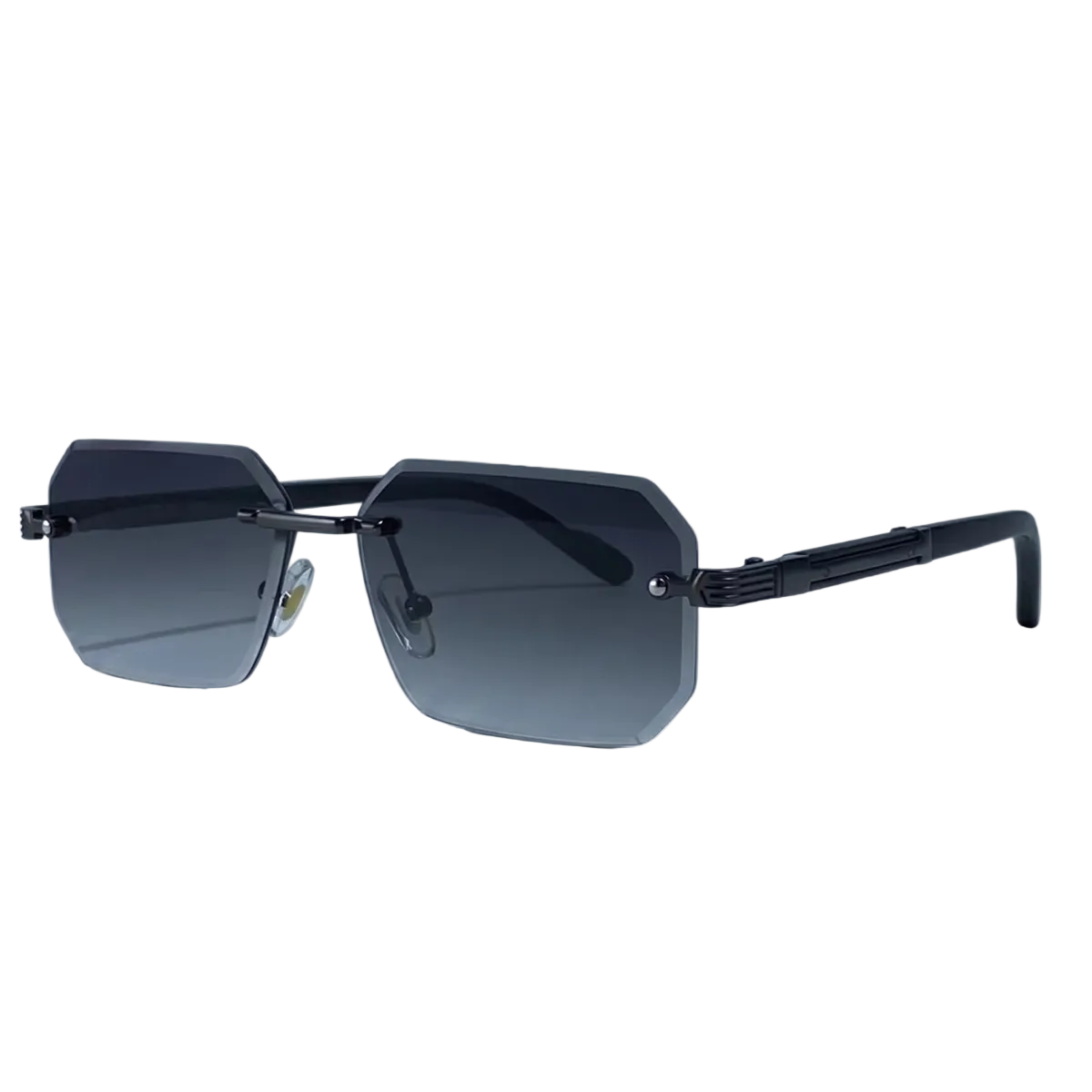 Herren Sonnenbrille geometrisch randlos Freizeit Sommer