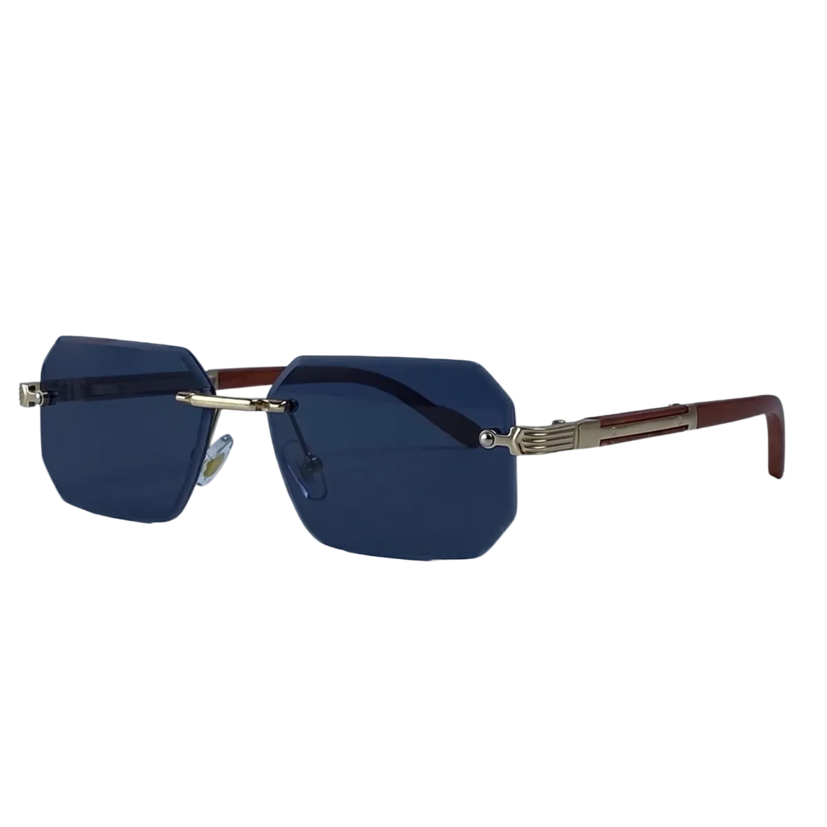 Herren Sonnenbrille geometrisch randlos Freizeit Sommer