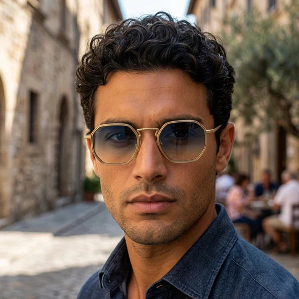 Sonnenbrille Herren Geometrisch Vollrand Freizeit