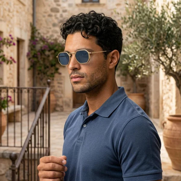 Sonnenbrille Herren Geometrisch Vollrand Freizeit