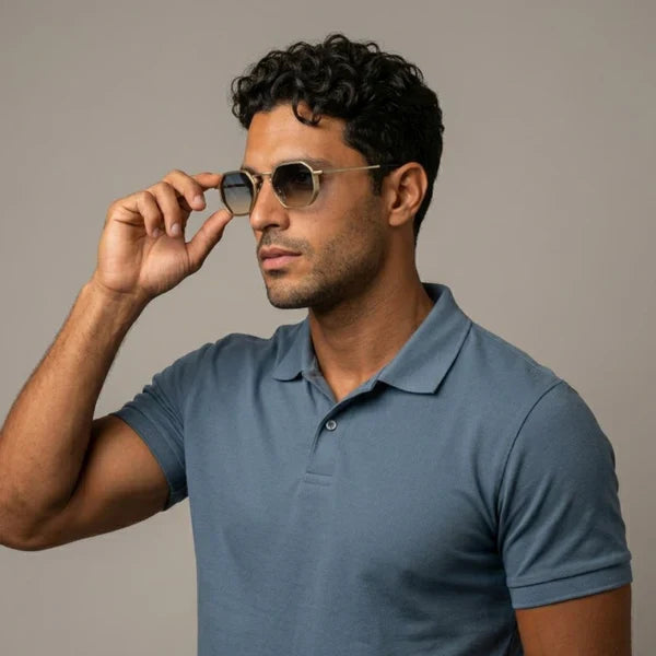Sonnenbrille Herren Geometrisch Vollrand Freizeit