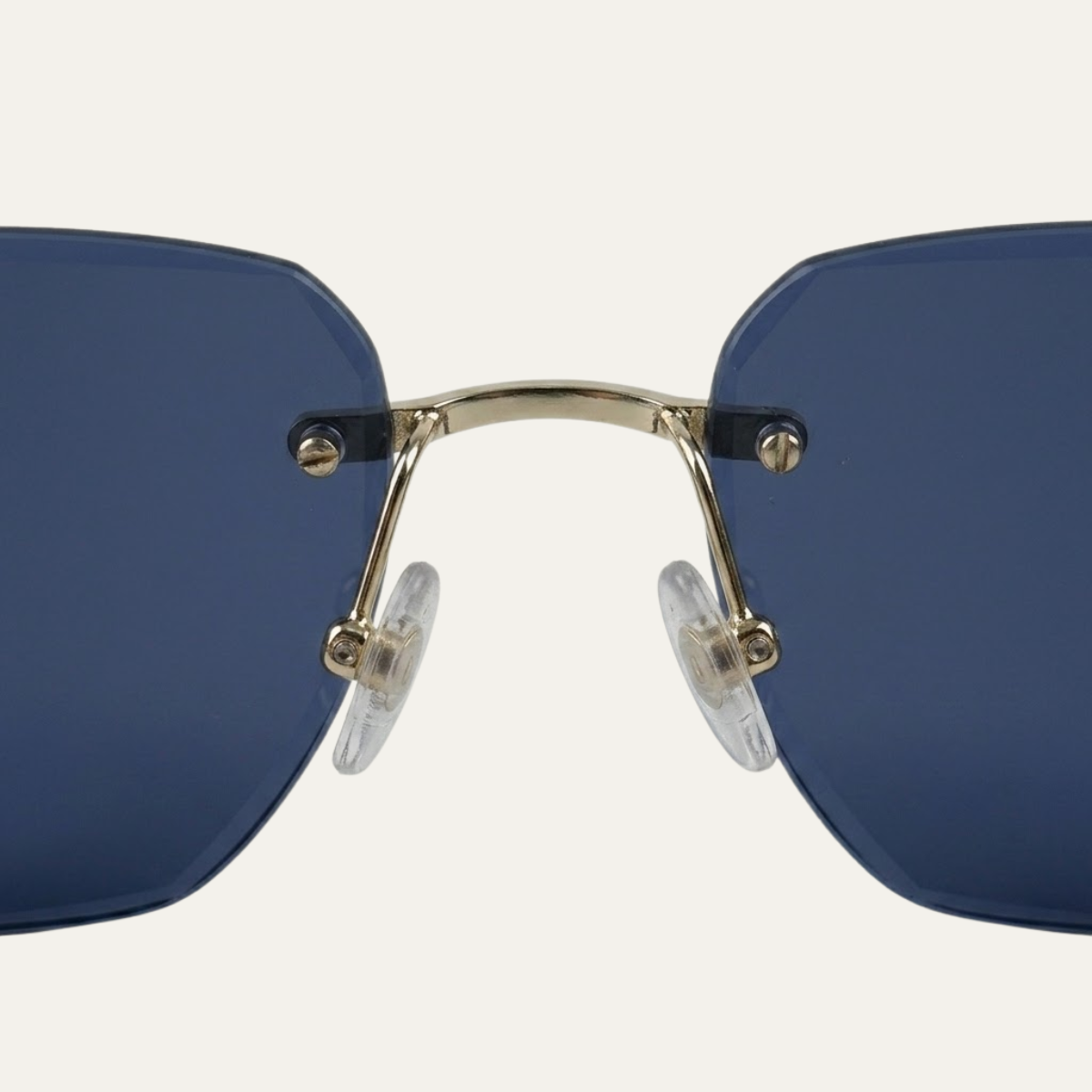 Herren Sonnenbrille quadratisch Freizeit mit verzierten Bügeln