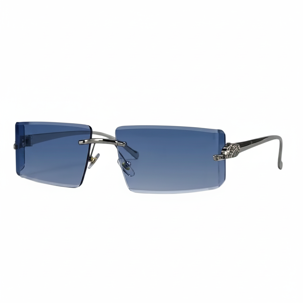 Herren Sonnenbrille rechteckig verstellbar Freizeit