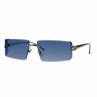 Lunettes de soleil rectangulaires pour hommes, réglables, loisirs