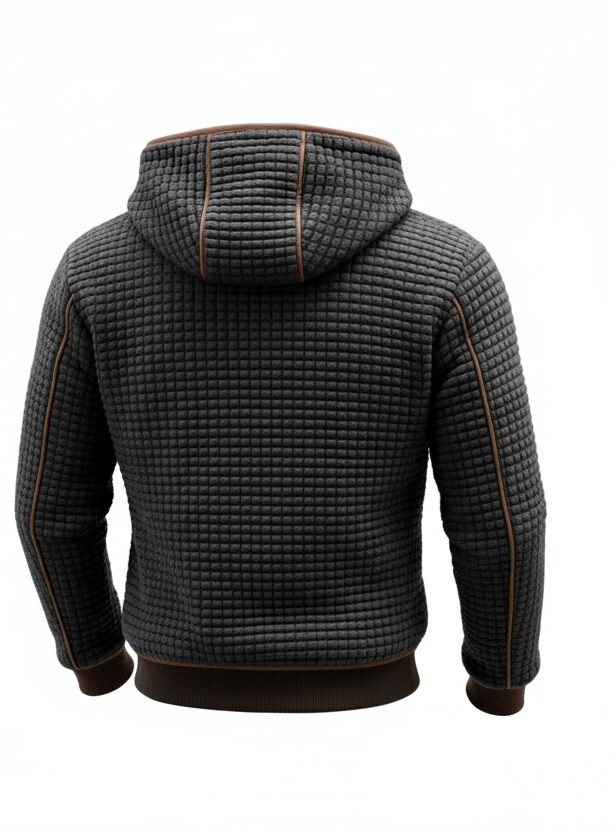 Herren Steppjacke Regular Fit Freizeit mit Stehkragen und Reißverschluss
