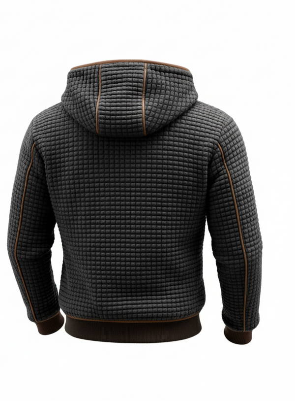 Herren Steppjacke Regular Fit Freizeit mit Stehkragen und Reißverschluss