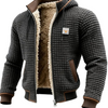 Herren Steppjacke Regular Fit Freizeit mit Stehkragen und Reißverschluss