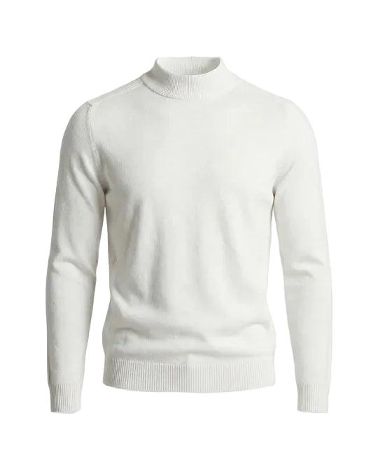 Herrenpullover Regular Fit mit Stehkragen und langen Ärmeln Freizeit