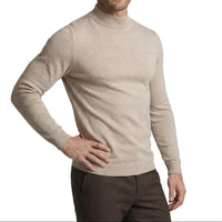 Herrenpullover Regular Fit mit Stehkragen und langen Ärmeln Freizeit
