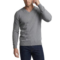 Herrenpullover Regular Fit mit V-Ausschnitt und langen Ärmeln Freizeit