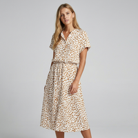 Damen Sommerkleid Regular Fit Freizeit leicht und luftig mit Print