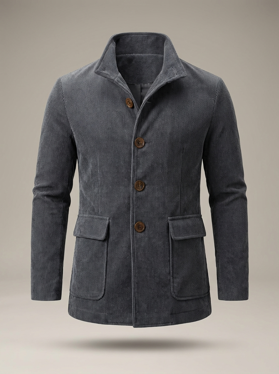 Herren Blazer Langem Ärmel Reverskragen Lässigem Schnitt | Leicht Jacke