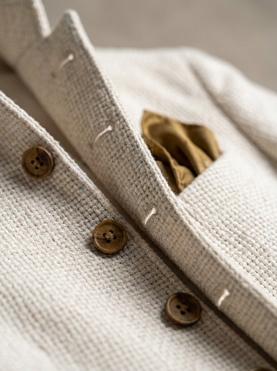 Herren Blazer Langen Ärmeln Stehkragen Und Knöpfen | Leichte Jacke