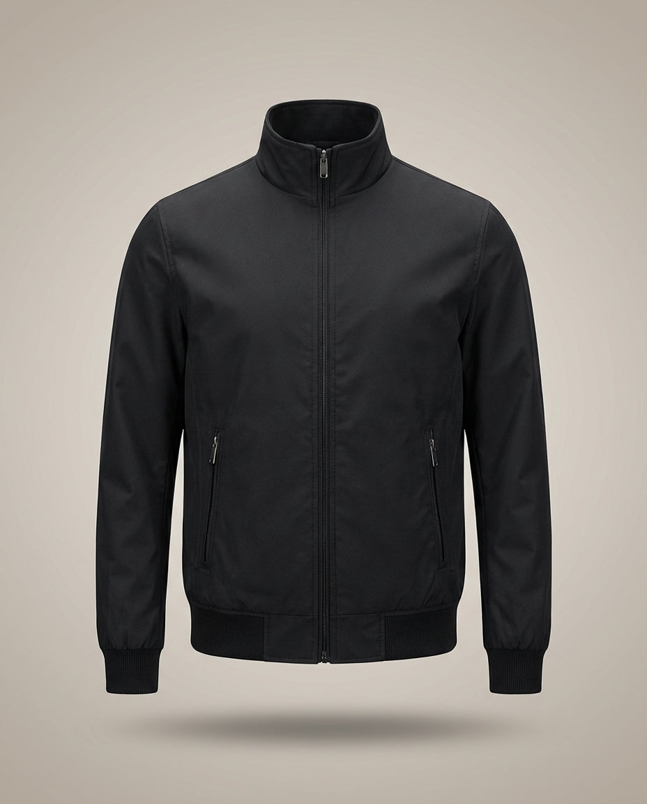 Übergangsjacke Herren – Leichte Herrenjacke mit Stehkragen & Langen Ärmeln | Jacke Herren Frühling & Sommer