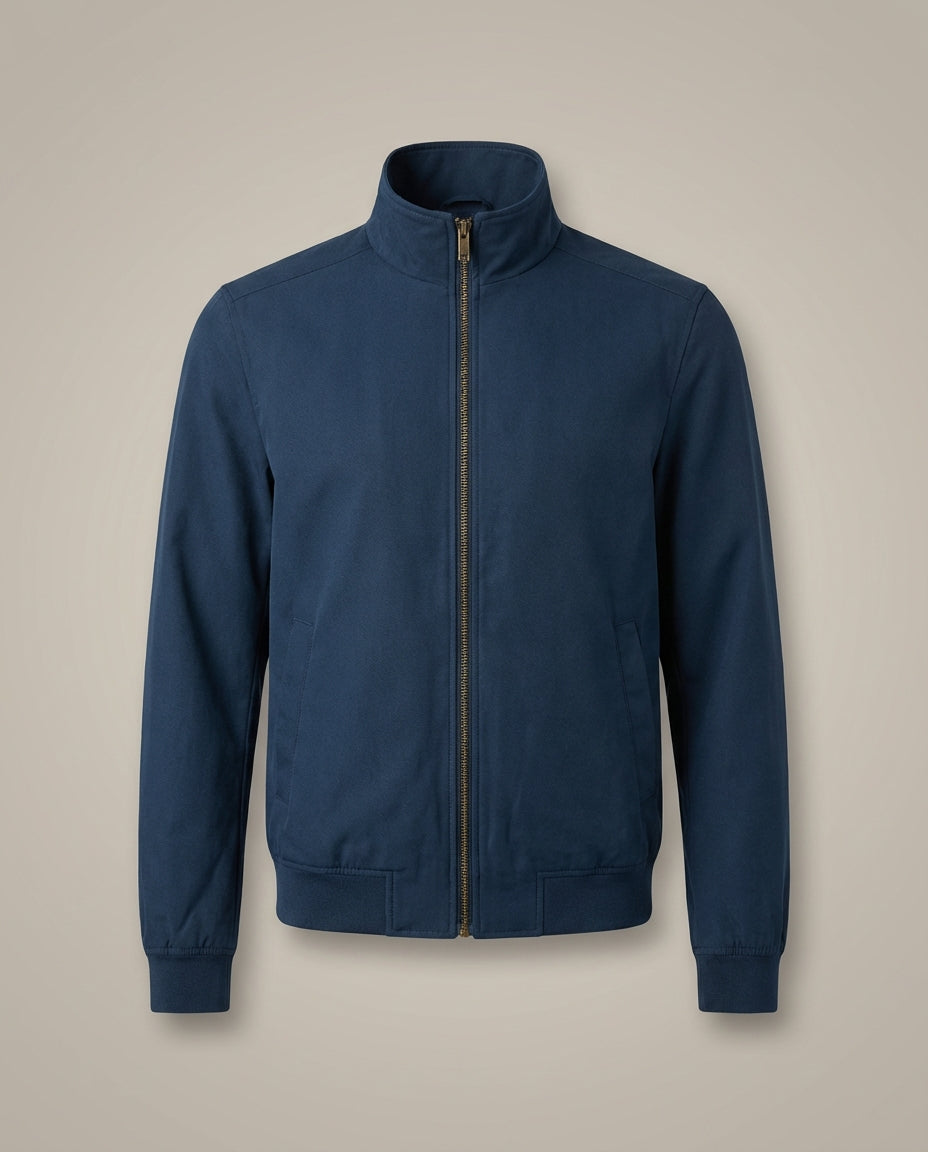 Übergangsjacke Herren – Leichte Herrenjacke mit Stehkragen & Langen Ärmeln | Jacke Herren Frühling & Sommer