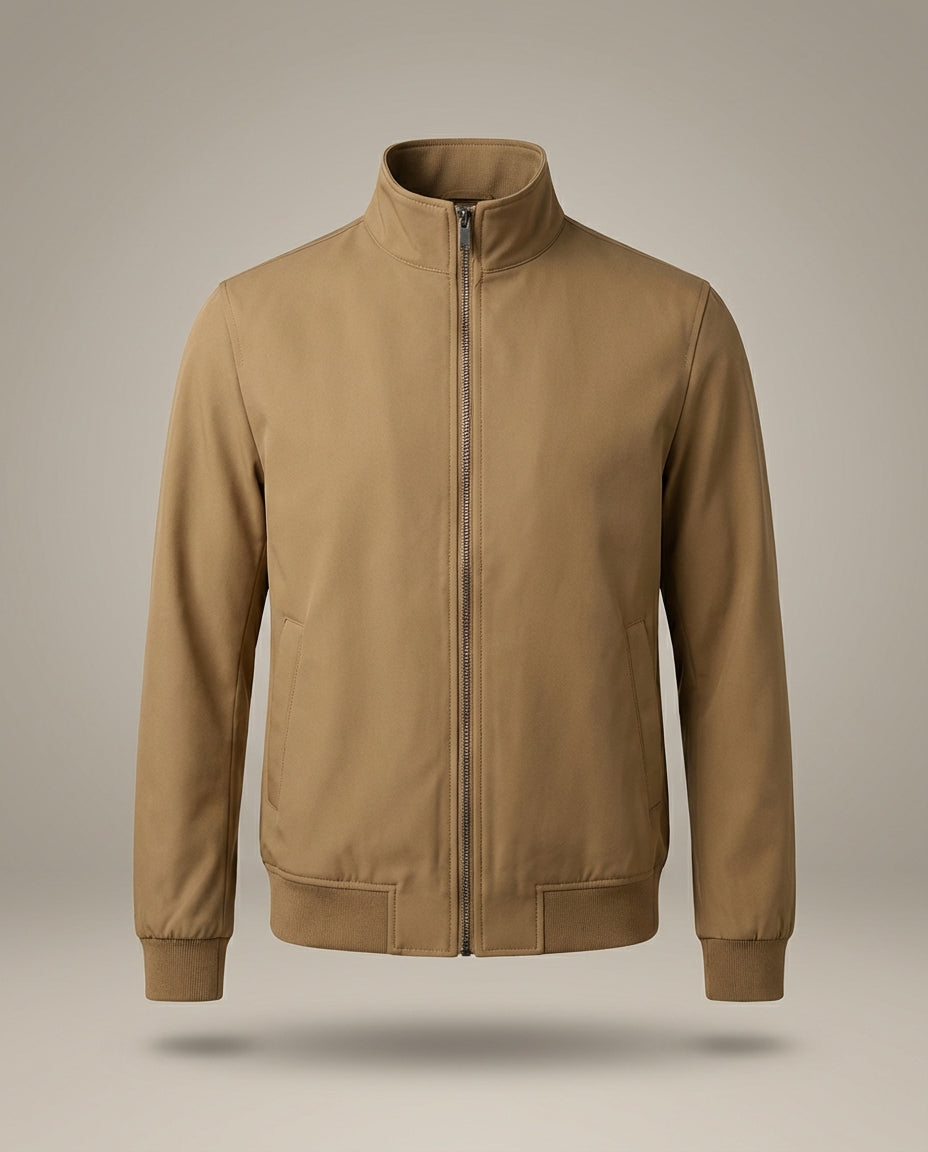 Übergangsjacke Herren – Leichte Herrenjacke mit Stehkragen & Langen Ärmeln | Jacke Herren Frühling & Sommer