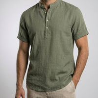 Herren Poloshirt V Ausschnitt Kurzarm
