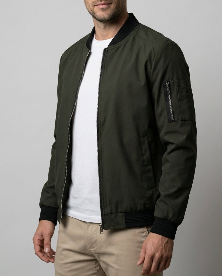 Leichte Sommerjacke Herren – Stilvoll & Elegant | Herrenjacke Sommer Bequeme Passform, Alltag & Freizeit