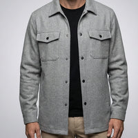 Surchemise Homme Veste mi-saison Poches poitrine Légère