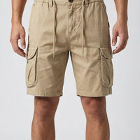 Kira | Baumwoll-Cargoshorts mit Elastischem Bund & Verstellbarem Kordelzug | Bequeme Shorts für Aktive Freizeitgestaltung