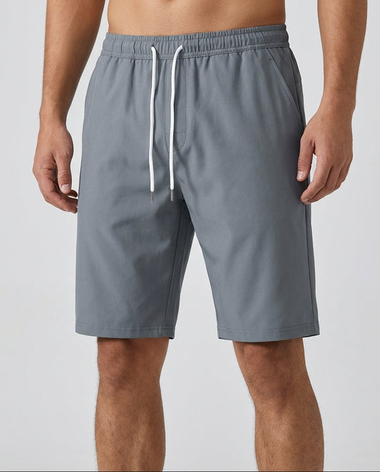 Shorts Herren Sommer Elastischer Bund Kordelzug Sport