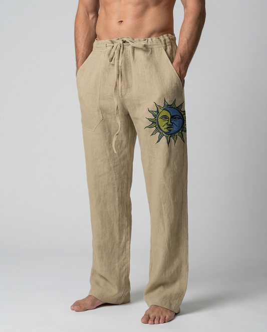 Hose Herren Frühling Sommer Elastischer Bund Lockerer Schnitt