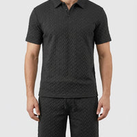 Herren Polo Shorts Set Sommer Zweiteiler